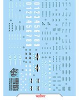 Flaming-Snow MG-158 MSA-003 Nemo Fluorescent Decals