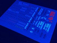 Flaming-Snow MG-111 RX-78-2 Ver. 2.0 Fluorescent Decals