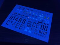 Flaming-Snow MG-103 RX-79[G] Ez-8 Fluorescent Decals