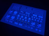 Flaming-Snow HG-49 MS-06F Cucuruz Doan&#039;s Zaku Fluorescent Decals