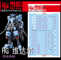 Flaming-Snow HG-60 Gundam Vidar (Metal Robot Spirits) Fluorescent Decals