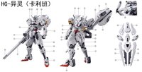 Flaming-Snow HG-77 Gundam Calibarn Fluorescent Decals