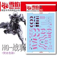 Flaming-Snow HG-76 Gundam Schwarzette Fluorescent Decals