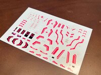 Flaming-Snow HG-76 Gundam Schwarzette Fluorescent Decals