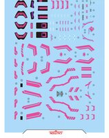 Flaming-Snow HG-76 Gundam Schwarzette Fluorescent Decals
