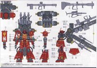 Flaming-Snow HG-70 MS-06R Psycho Zaku Fluorescent Decals