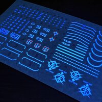 Flaming-Snow HG-07 GTO Prototype Gouf Fluorescent Decals