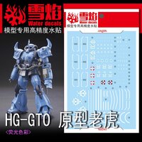 Flaming-Snow HG-07 GTO Prototype Gouf Fluorescent Decals