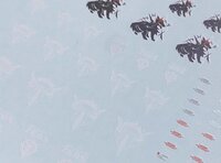 Flaming-Snow HG-46 Black/White Rider + Efreet Jaeger Fluorescent Decals
