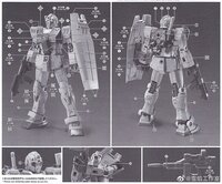 Flaming-Snow HG-57 RGM-79 GM (Sleggar) Fluorescent Decals