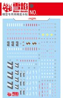 Flaming-Snow HG-57 RGM-79 GM (Sleggar) Fluorescent Decals