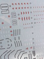 Flaming-Snow HG-04 Gundam Local Type / Gundam Marine Type (GTO) Fluorescent Decals
