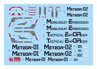 Flaming-Snow HG-01/RG Meteor Unit Fluorescent Decals