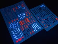 Flaming-Snow HG-01/RG Meteor Unit Fluorescent Decals