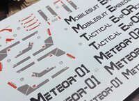 Flaming-Snow HG-01/RG Meteor Unit Fluorescent Decals