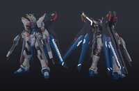Flaming-Snow HG-23CE ZGMF-X20A Strike Freedom Gundam &amp; ZGMF-X42S Destiny Gundam Fluorescent Decals
