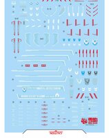 Flaming-Snow HGCE-84 Immortal Justice Gundam Fluorescent Decals