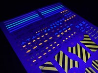 Flaming-Snow HG-22 Guntank Early Type / Mobile Worker Late Type Fluorescent Decals