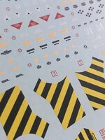 Flaming-Snow HG-22 Guntank Early Type / Mobile Worker Late Type Fluorescent Decals