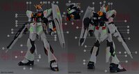 Flaming-Snow EG-04 Nu Gundam Fluorescent Decals