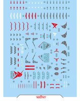 Flaming-Snow EG-04 Nu Gundam Fluorescent Decals