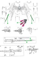 Flaming-Snow RG-49 Destiny Impulse Gundam Fluorescent Decals