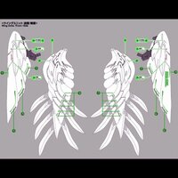 Flaming-Snow MGSD-03-1 Wing Zero EW Snow White Fluorescent Decals