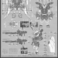 Flaming-Snow MGSD-03-1 Wing Zero EW Snow White Fluorescent Decals