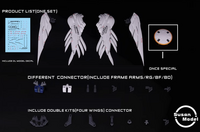 Susan Model 1/144 &quot;Snow White&quot; Wing Set