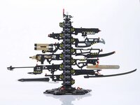 EW 1/144 Evangelion Weapon Set and Tower Display Base