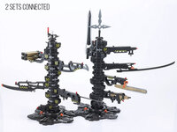 EW 1/144 Evangelion Weapon Set and Tower Display Base