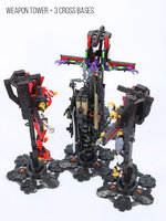 EW 1/144 Evangelion Weapon Set and Tower Display Base