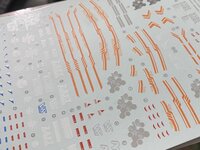 Flaming-Snow MG-78 Duel Gundam Assault Shroud Fluorescent Decals