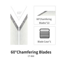 DSPIAE 60&deg; or 90&deg; Chamfering Blades