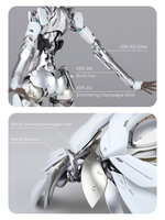 DSPIAE Pre-Mixed Acrylic Paints 50ml Metallic Blue XSM-006