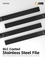 DSPIAE DLC Coated Stainless Steel File 600/1200 Grit AT-FX02