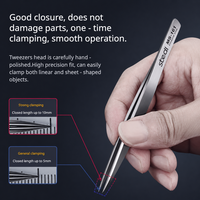 Stedi Thick-Walled Precision Tweezers (Flat) MS-162