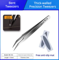 Stedi Thick-Walled Precision Tweezers (Curved) MS-163