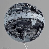Star Wars 1/2700000 Death Star II &amp; 1/14500 Star Destroyer