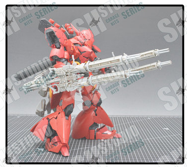 RG MSN-04 Sazabi Dual Gatling Gun plus Metal Chains (Resin Kit)
