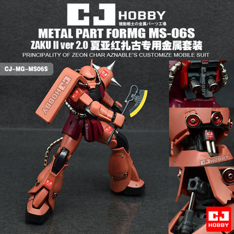 CJ Hobby MG Zaku II MS-06S Metal Set V3.0 10 Options