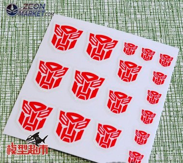 Autobot or Decepticon Stickers for Transformers