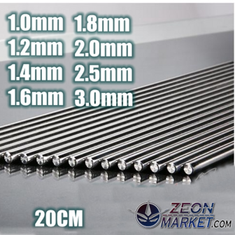 Stainless Pinning Rods 1.0-3.0mm