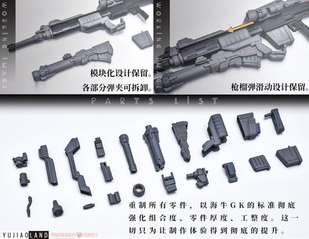 AnchoreT YujiaoLand MG Sazabi B2 Body 2.0 Expansion set Kit