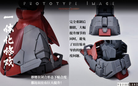 AnchoreT YujiaoLand MG Sazabi B2 Body 2.0 Expansion set Kit