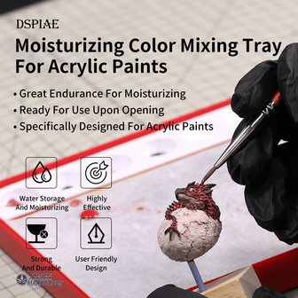 DSPIAE Wet Palette For Acrylic Paints Poseidon MP-01 PRO