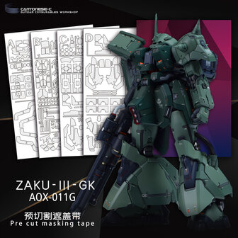 Cantonese-C Precut Tape for Fortune Meow MG Zaku III