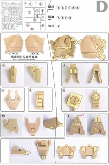 Cantonese-C Precut Tape for Fortune Meow MG Zaku III