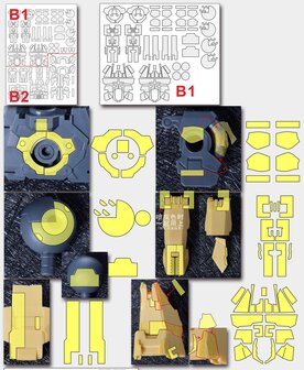 Cantonese-C Precut Tape for MG THE-51 RX-93 NU