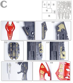 Cantonese-C Precut Tape for Bandai HG Nightingale